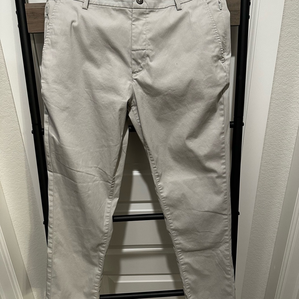 Birddogs Men's Light Gray Stretch Khaki